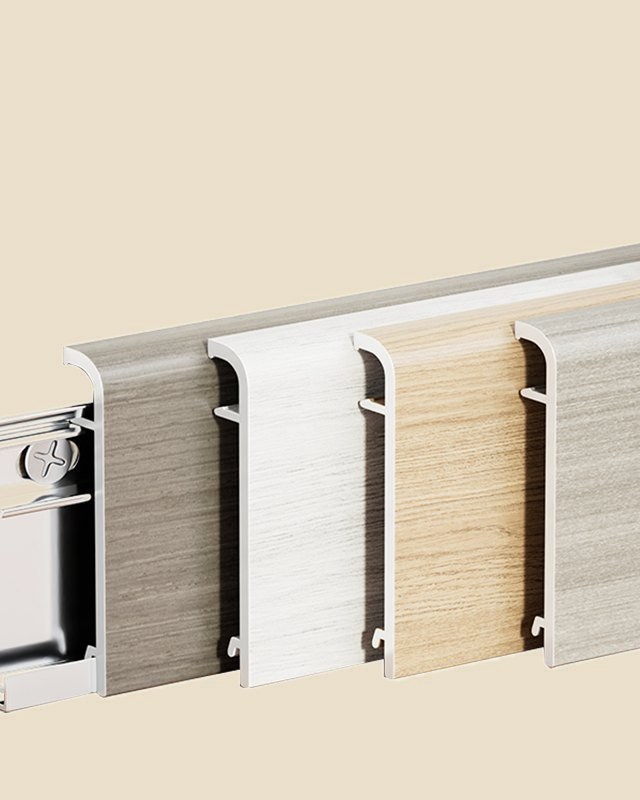 Wood-grain baseboard AVH-A-34