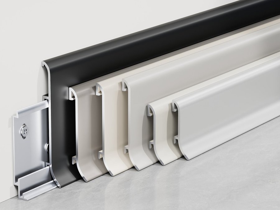 Double clip: The AVH-A-33 holds on two clips: straight on long walls.