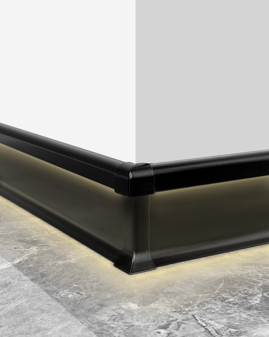 Curved LED baseboard AVH-A-12
