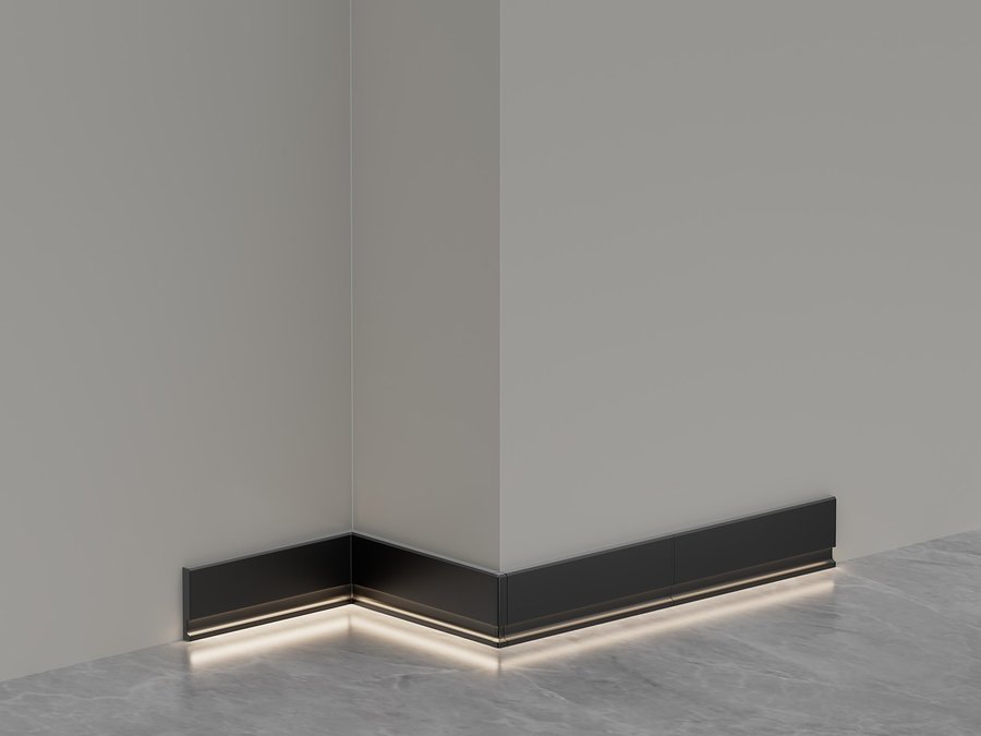 Light on: The profile disappears, the line stays.